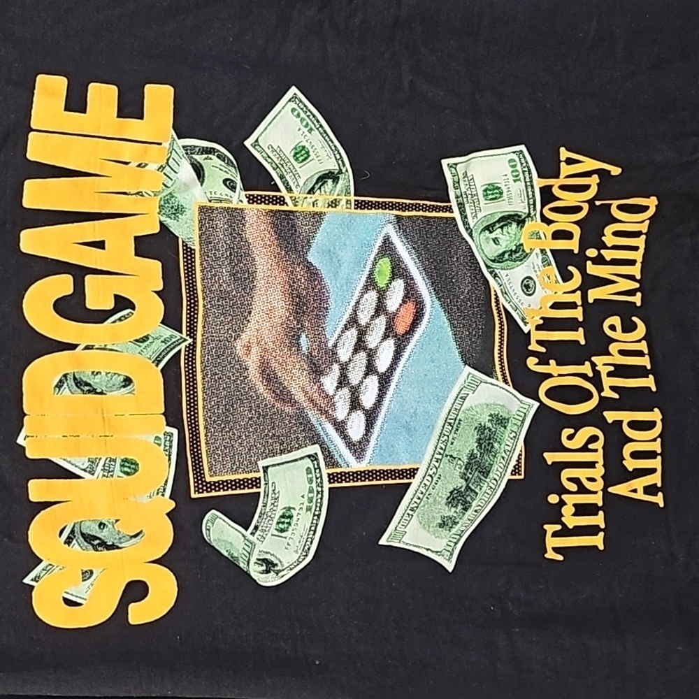 Squid Game Netflix Market T Shirt Mens Large Pacsun Exclusive big Logo - Picture 2 of 9